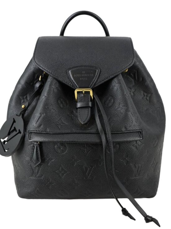 Louis Vuitton  Montsouris NM PM Monogram Empreinte Backpack Black